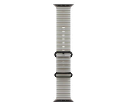 Pasek i akcesoria do zegarków Apple 49mm Translucent Grey Ocean Band - Black Titanium Finish